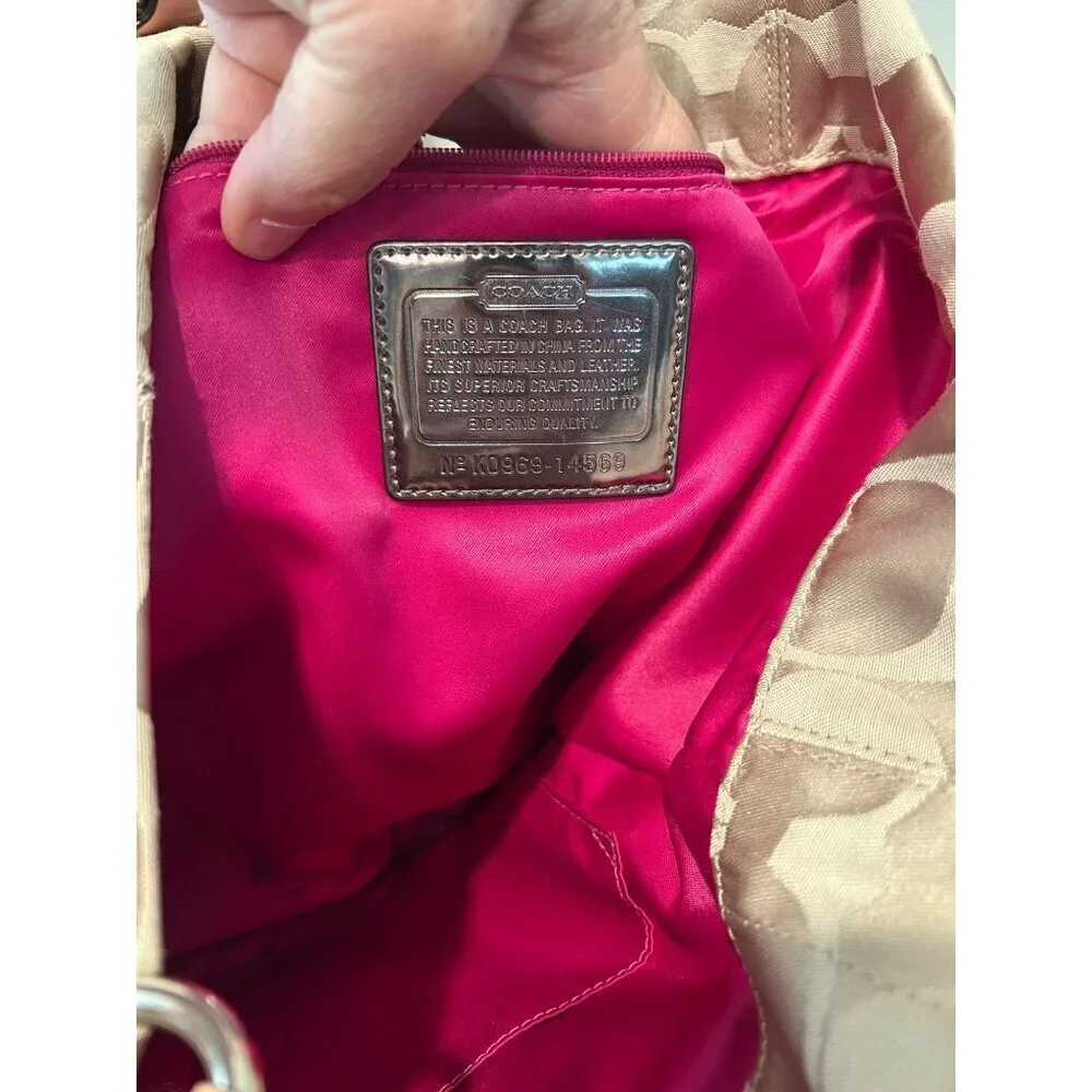 Vintage Coach Poppy bucket bag near mint condition y2k, glam - Picture 5 of 9